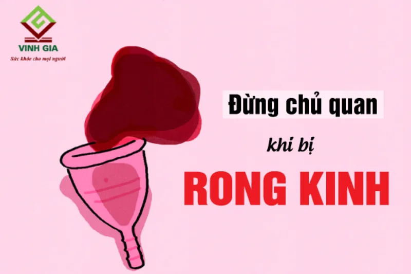 Rong kinh là tình trạng kinh nguyệt kéo dài hoặc ra máu nhiều hơn bình thường, cần được theo dõi đúng cách.