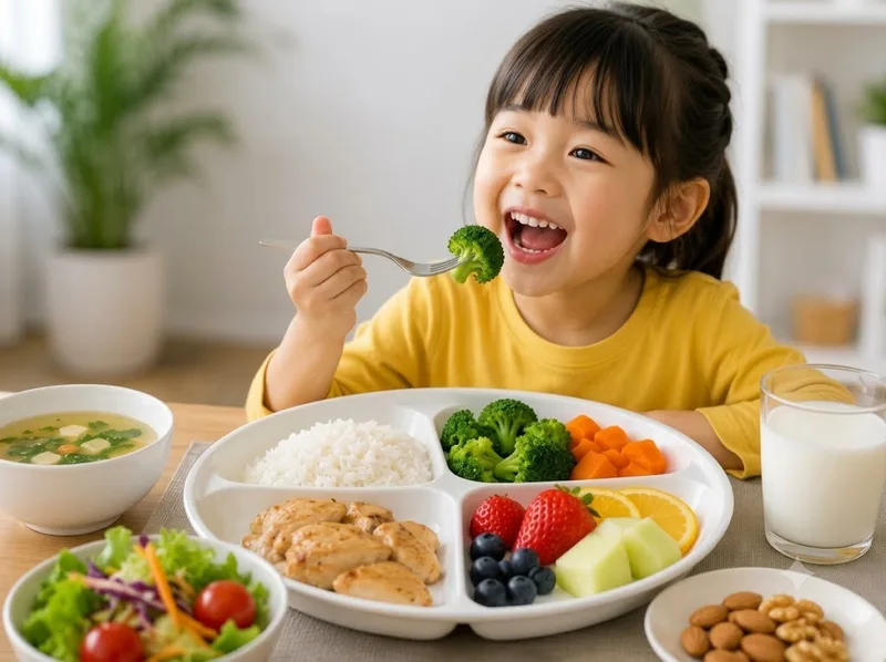 Ăn đủ chất và ngủ hợp lý giúp trẻ phát huy tiềm năng tăng trưởng