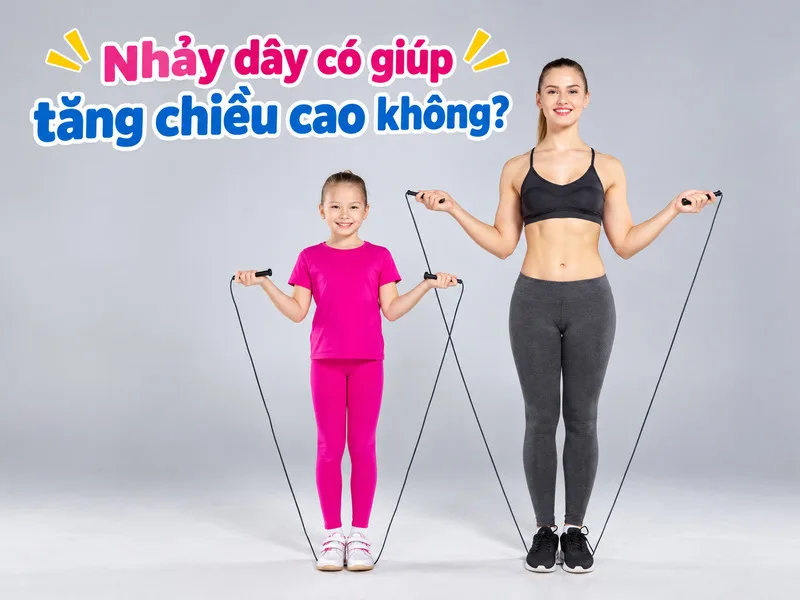 Nhảy dây hỗ trợ vận động và sức khỏe xương ở trẻ đang phát triển